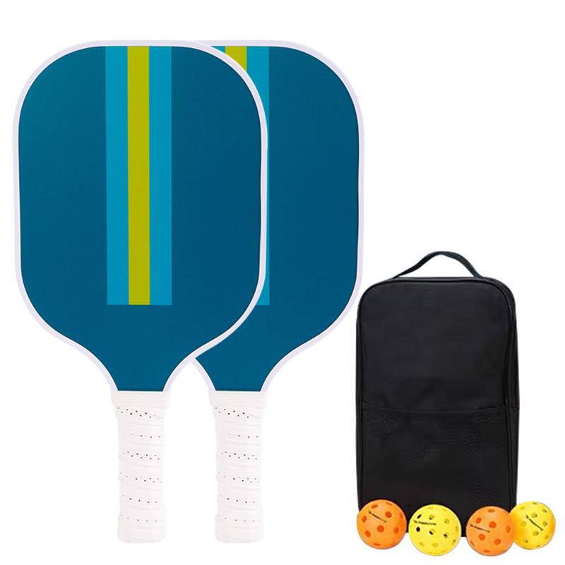 Striped blue-double-shot set-glass fiber [USAPA certification racket]